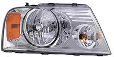 1590321 Front Headlight Assembly Compatible with Select black Passenger Side