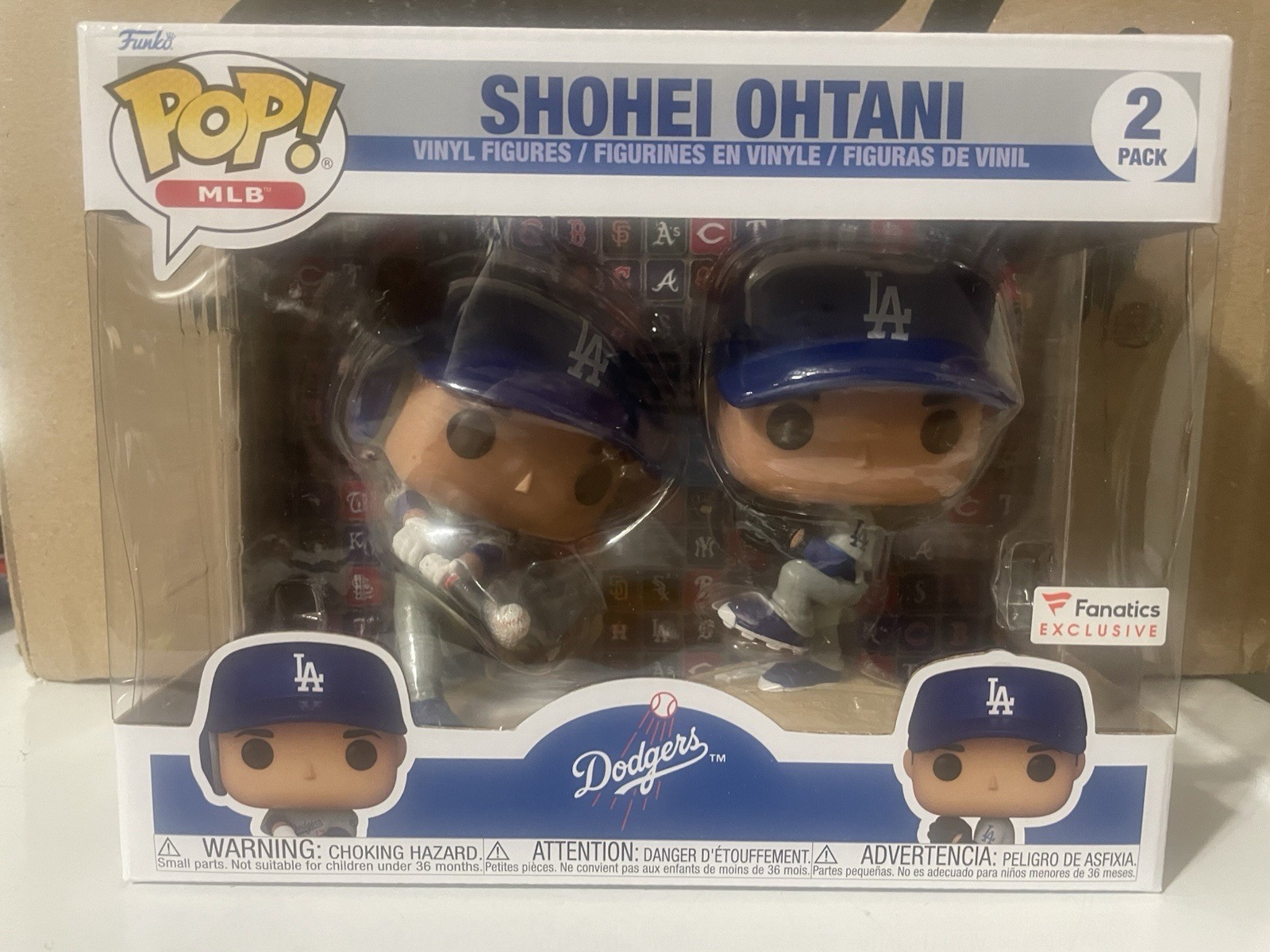 スポーツ Funko Pop! Shohei Ohtani 2 Pack Funko Shohei Ohtani Los Angeles Dodgers Fanatics Exclusive