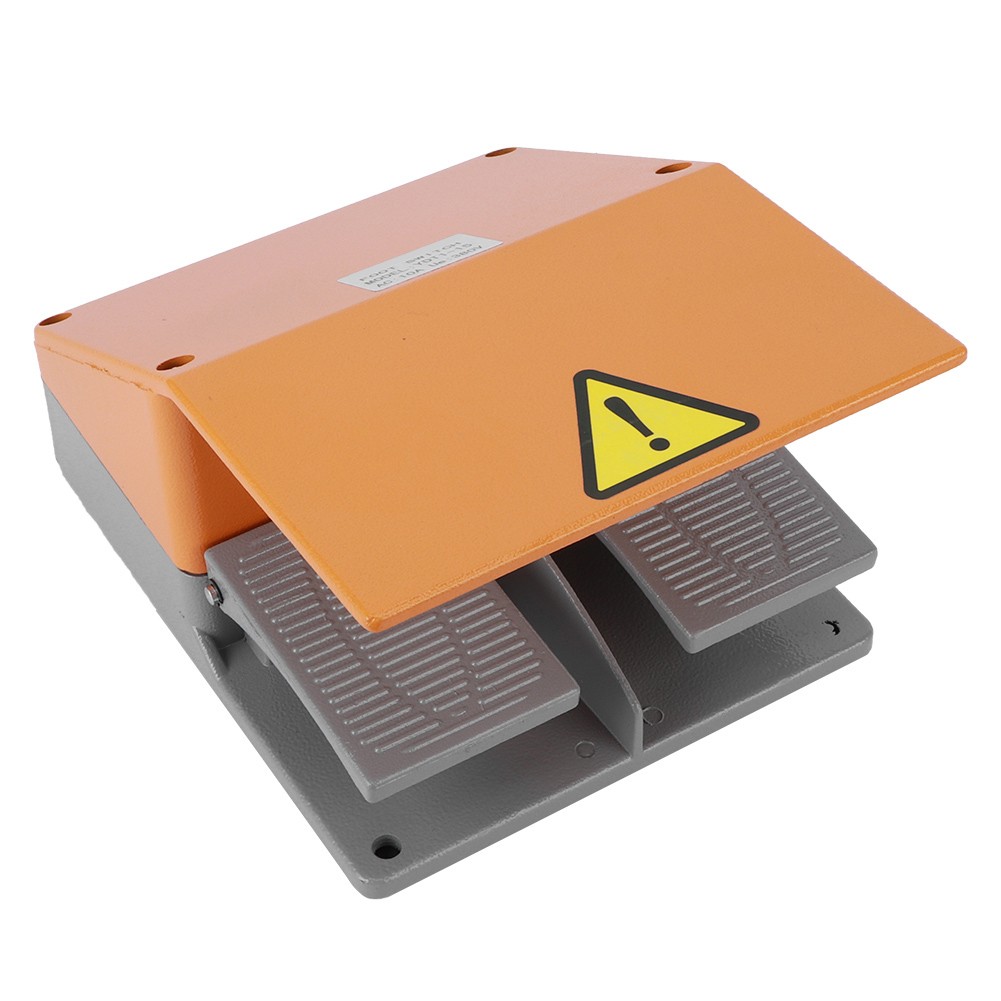 Dual Foot Switch For Electrical Machine Power Supply With Alloy Material For