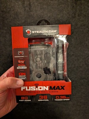 Stealth Cam FUSION MAX 80ft 36MP Cellular Trail Camera STC-FXWTX  New Open Box