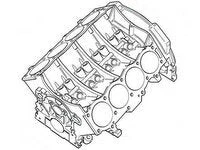 2003-2004 Discovery Engine Block 4.6L Bare Block