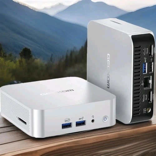 Mini PC GEEKOM A8 Max, AMD Ryzen 9 8945HS, 32 GB RAM, 2 TB SSD, Windows 11 Pro