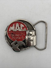 MAC Tools Belt Buckle Vintage Pewter Limited Edition 4th in Series Made In USA