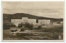 University of Oslo Norway Blindern Real Photo RPPC Postcard