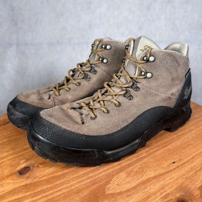 Danner Panorama Mid 6 Hiking Boots Mens 9.5 Olive Black Good Suede Waterproof