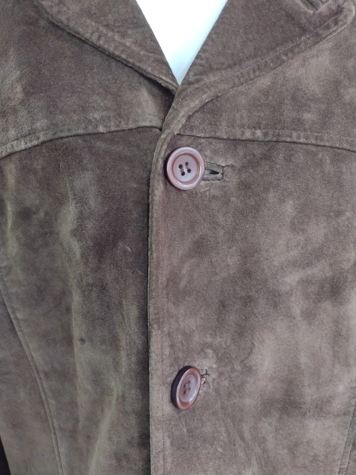 Avanti Brown Suede Jacket Men's - Image 4 of 4