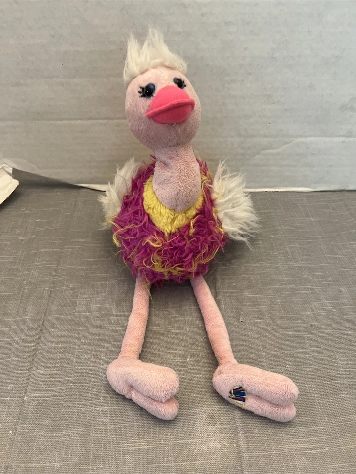 GANZ Webkinz 14" Lady Ostrich HM744 Long Legs Beanbag Bean Bag Plush NO CODE - Image 2 of 4