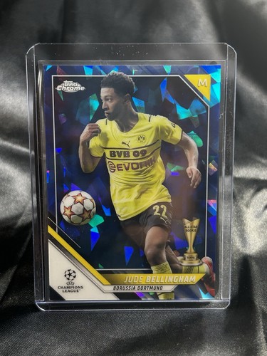 Jude Bellingham #58 2021 Topps Chrome Sapphire UEFA Champions League card