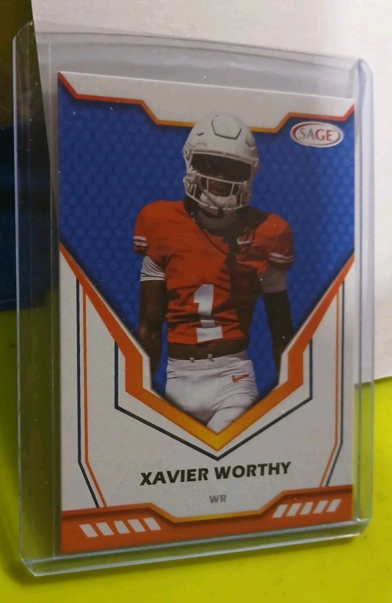 Xavier Worthy Sage #34 Blue