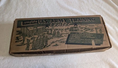 Marx 1950's "U.S. Army Training Center Playset In As Found Condition