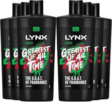 Lynx Africa Shower Gel Body Wash – 700ml XXXL Bottle – Pack of 6 5.61 per litre