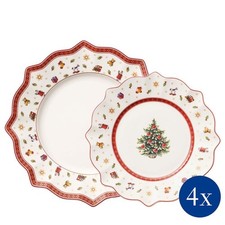 Servizio Piatti 8 pezzi Toy's Delight bianco