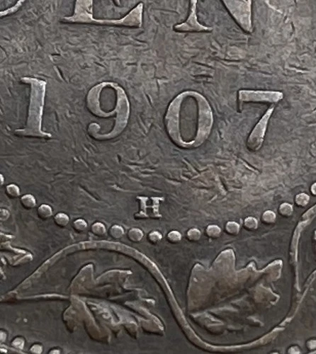1907H Edwardian Canada Large Cent ~ VG/F Condition ~ Please See Photos?