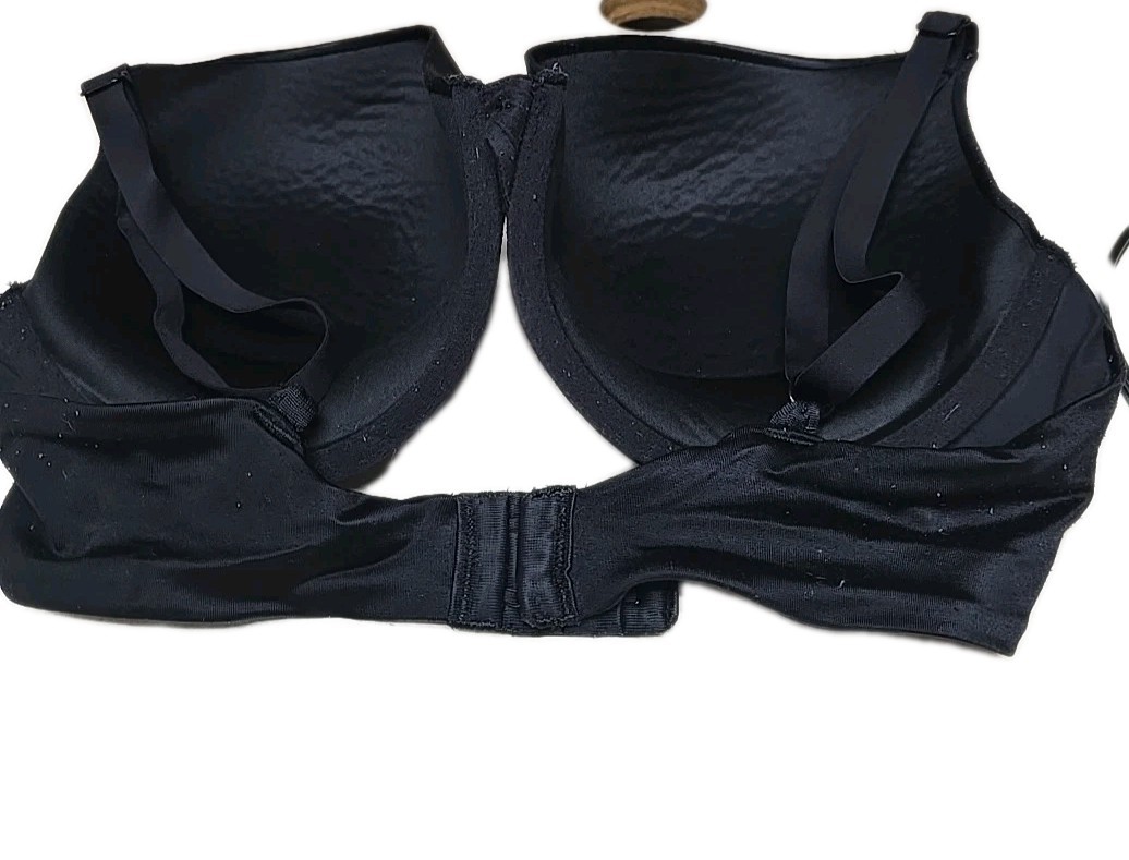 Maidenform Black Full Coverage Adjustable Straps … - image 2