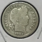 U.S. Barber Dime Good 1902-S