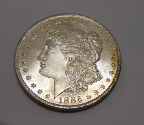 1885 O Morgan Dollar BU Choice Uncirculated Mint State 90% Silver $1 W/ Toning