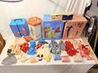 Lot Old Vtg 1960’s Barbie Ken Skipper Midge Doll Clothes & Accessories W/Cases