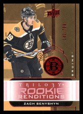 2019-20 Upper Deck Trilogy Rookie Renditions Red #RR8 Zach Senyshyn /799