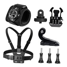 Action Camera Accessories Kit with Wrist Strap Chest Strap Wrist Strap Kit