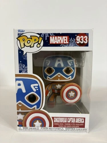 Funko Pop! Vinyl: Marvel - Gingerbread Captain America #933