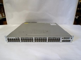 Cisco WS C3850 48F S 48 Ports PoE Ethernet Switch w/ C3850 NM 4 10G (J976)