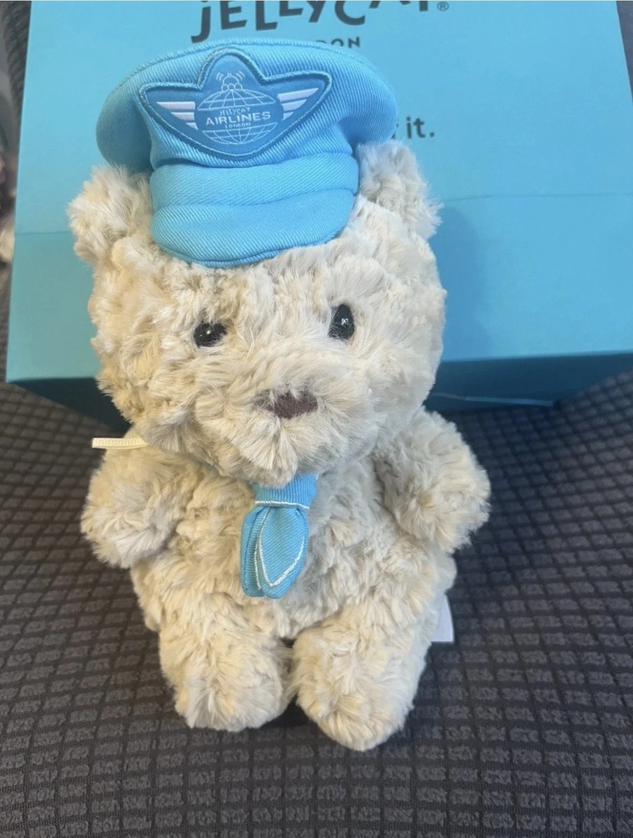 NEW Jellycat Bartholomew Bear Junior Pilot Harrods Exclusive Brand