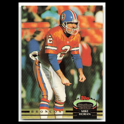 Mike Horan #431 1992 Topps Stadium Club Denver Broncos Football