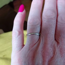 Platinum 2mm Wedding Band Size N