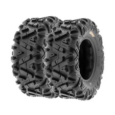 Set of 2 SunF A033 Power.I AT 25x10-12 ATV UTV Off-Road Tires All-Terrain, 6 ...