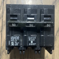 Siemens B350 50 Amp 3 Pole 240V Bolt On Circuit Breaker NEW OUT OF BOX