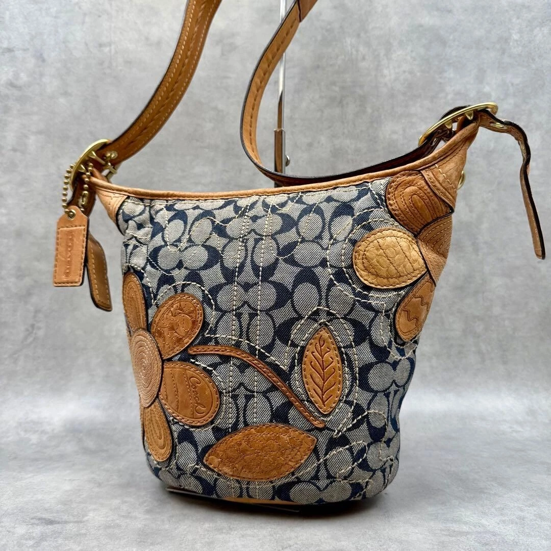 Coach Bleecker Denim Exterior Shoulder Bag Bags & Handbags for