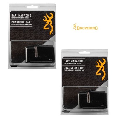 LOT (2) Browning BAR 4-RD Magazine .243/.308 Win MK 3/ShortTrac SA   112025050