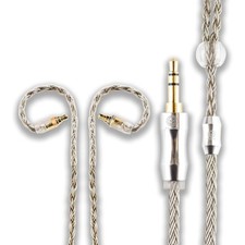 Silver-Plated OCC Cable for Sennheiser IE100/400/500 Pro 3.5mm Model B