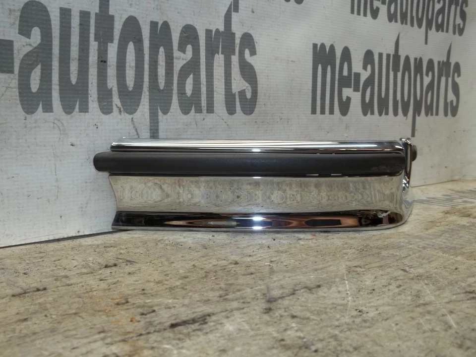 94-96 Cadillac Deville Base Chrome Driver Side Left Rear Bumper Rub Molding Trim - Image 2 of 4