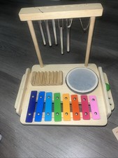 Kids Drum Set for Toddlers, Montessori Musical Instruments Toys,NO DRUM STICKS