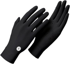 Women's Ultra Thin UPF 50 Summer UV Protection Touchscreen Driving Gloves B...