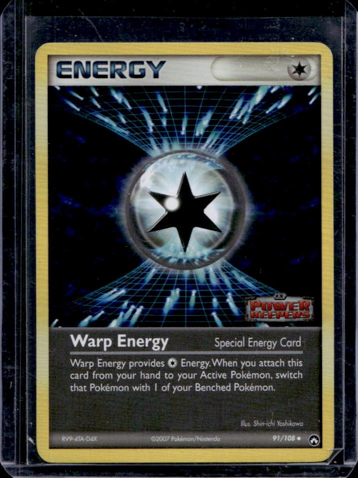 2007 Pokemon EX Power Keepers Warp Energy #91/108