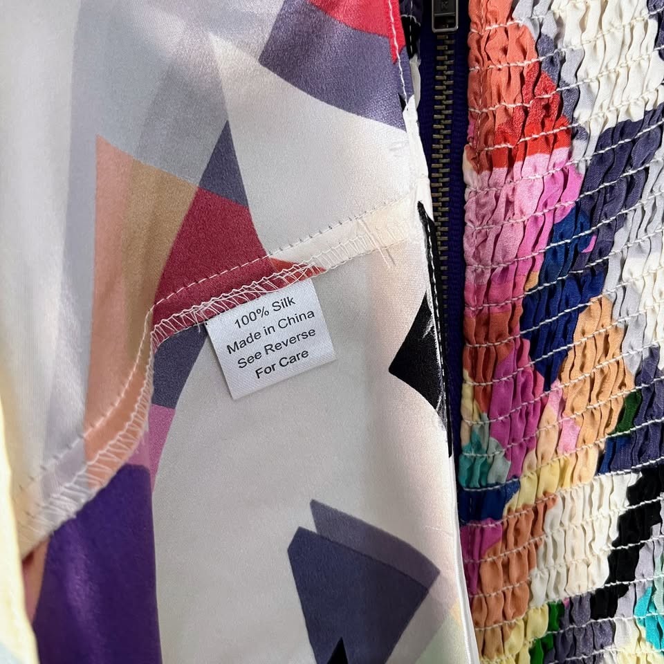 PARKER Multi Color Tiny Checkered Adjustable Spag… - image 7