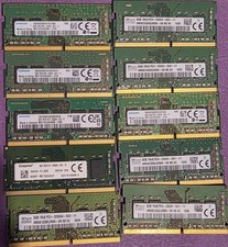 LOT OF 10 8GB PC4-2666V DDR4-3200A SODIMM Laptop Memories MIX SPEED AND BRANDS.
