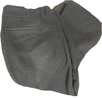 Torrid Charcoal Gray Ponte Trouser Pants Button Accent Plus Size Women s Solid