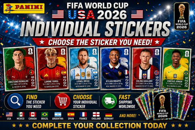 #ad 2026 Panini FIFA World Cup Stickers USA Edition #BEL #NOR Combined Shipping $0.99
