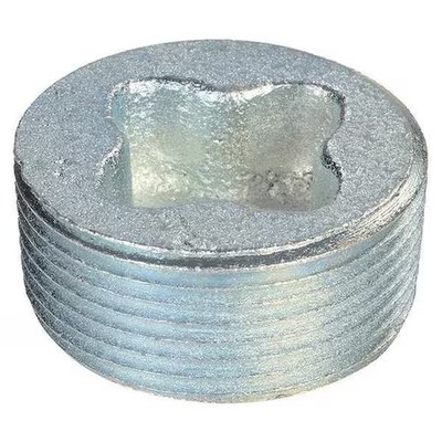 Appleton Electric Plg-75R Imc Plug, 3/4 In, Threaded, Steel, Electro Zinc