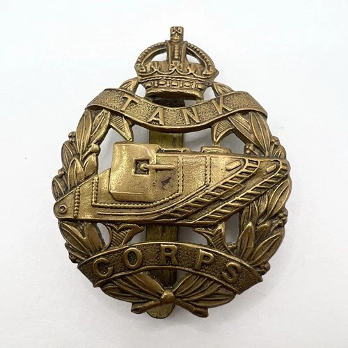 Genuine WW1 Tank Corps Cap Badge