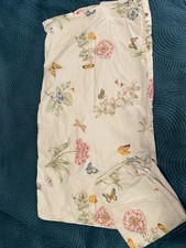 Custom Made Cottage Style 100 Cotton Pillowcase W Butterflies  Flowers -2