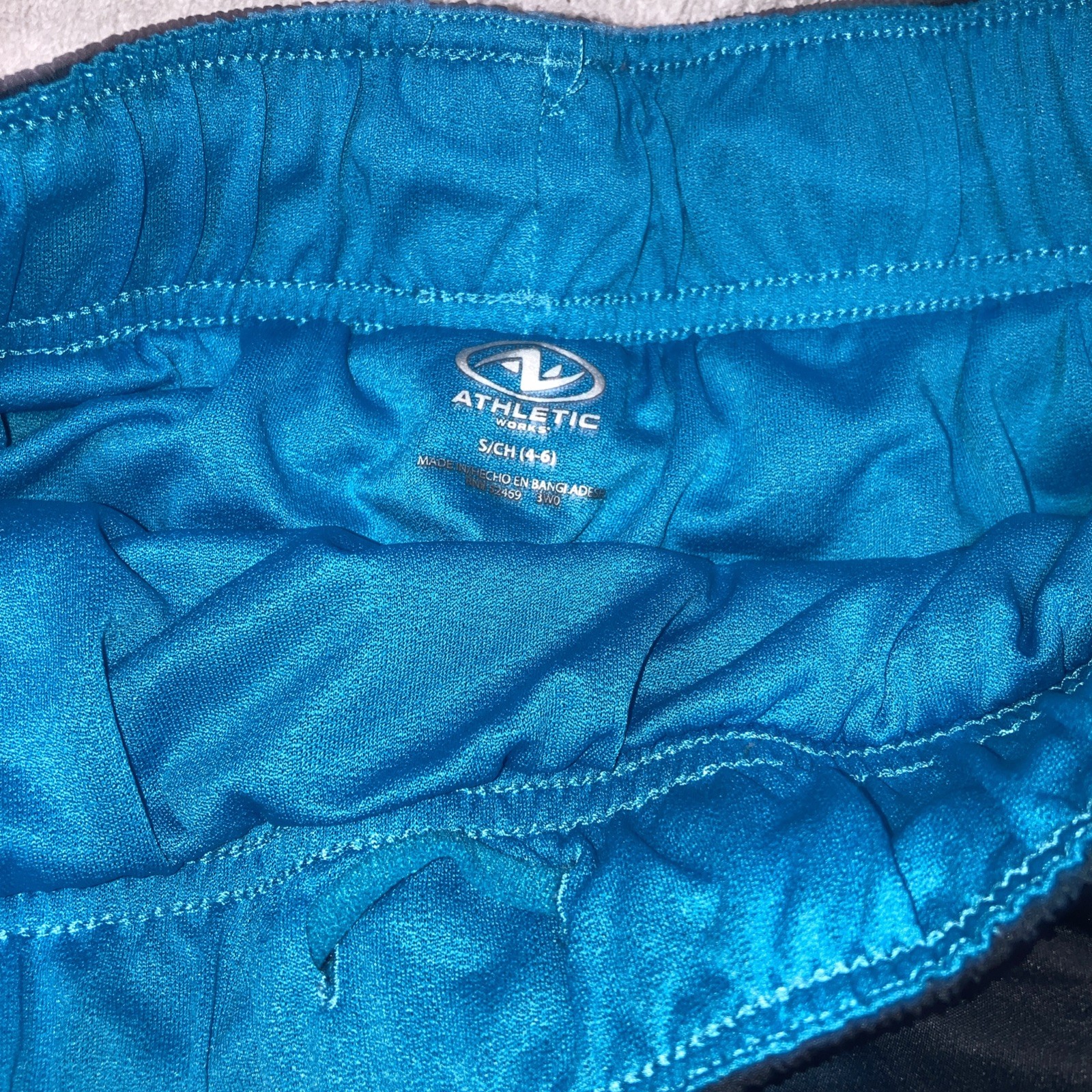 Athletic Works 2 Pair Patterned Running Shorts Li… - image 3