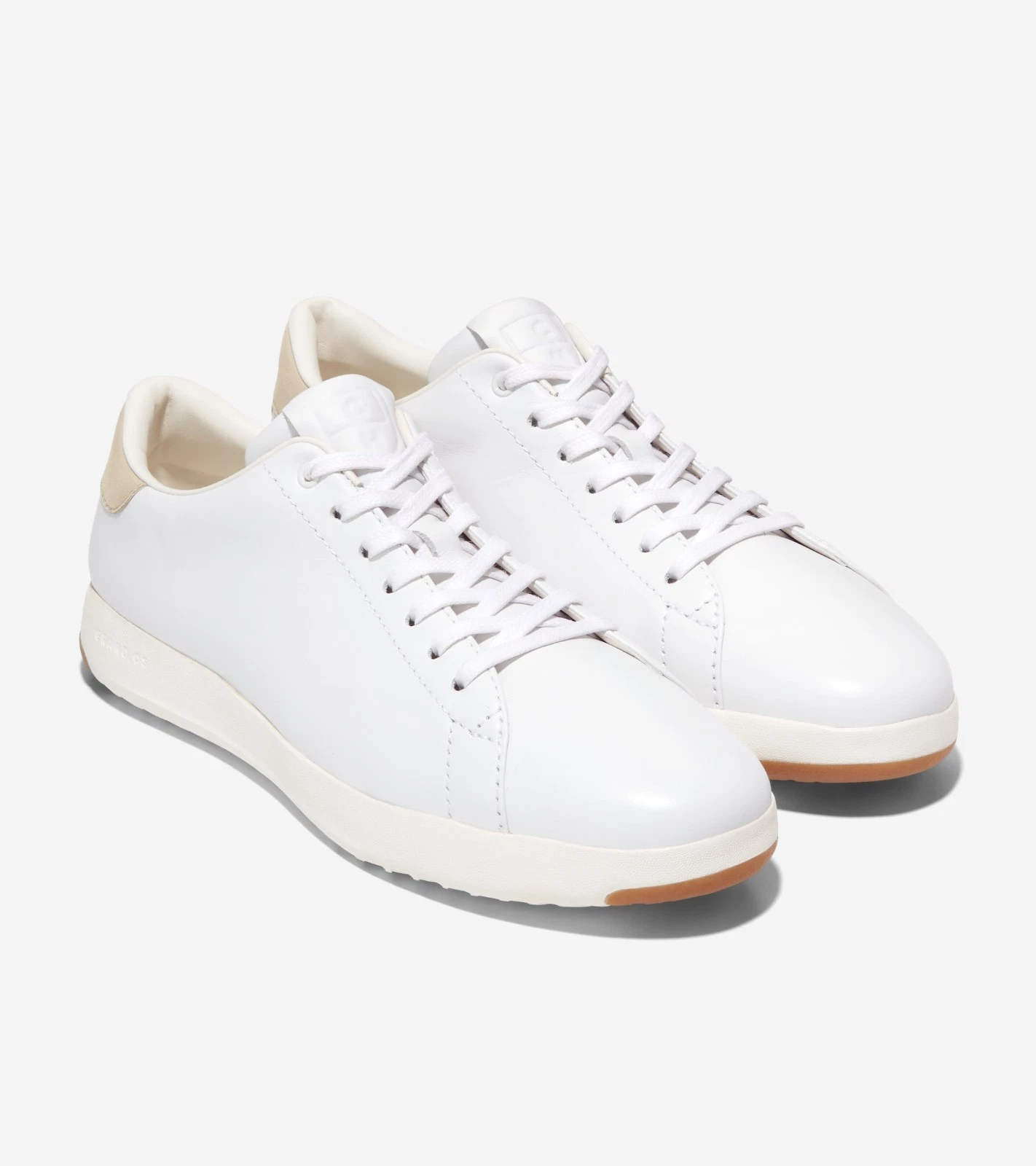 Cole Haan Grandpro Tennis Mens Size 8 W Sneaker Shoes White Leather C22584 NEW