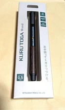 Kuru Toga Wood Steel Gray 0.5mm Mitsubishi uni Mechanical Pencil 2025 JPN New