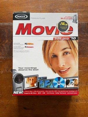 Big Box PC CD ROM Software Magix Movie Edit Pro 10 Windows Vista / Komplett