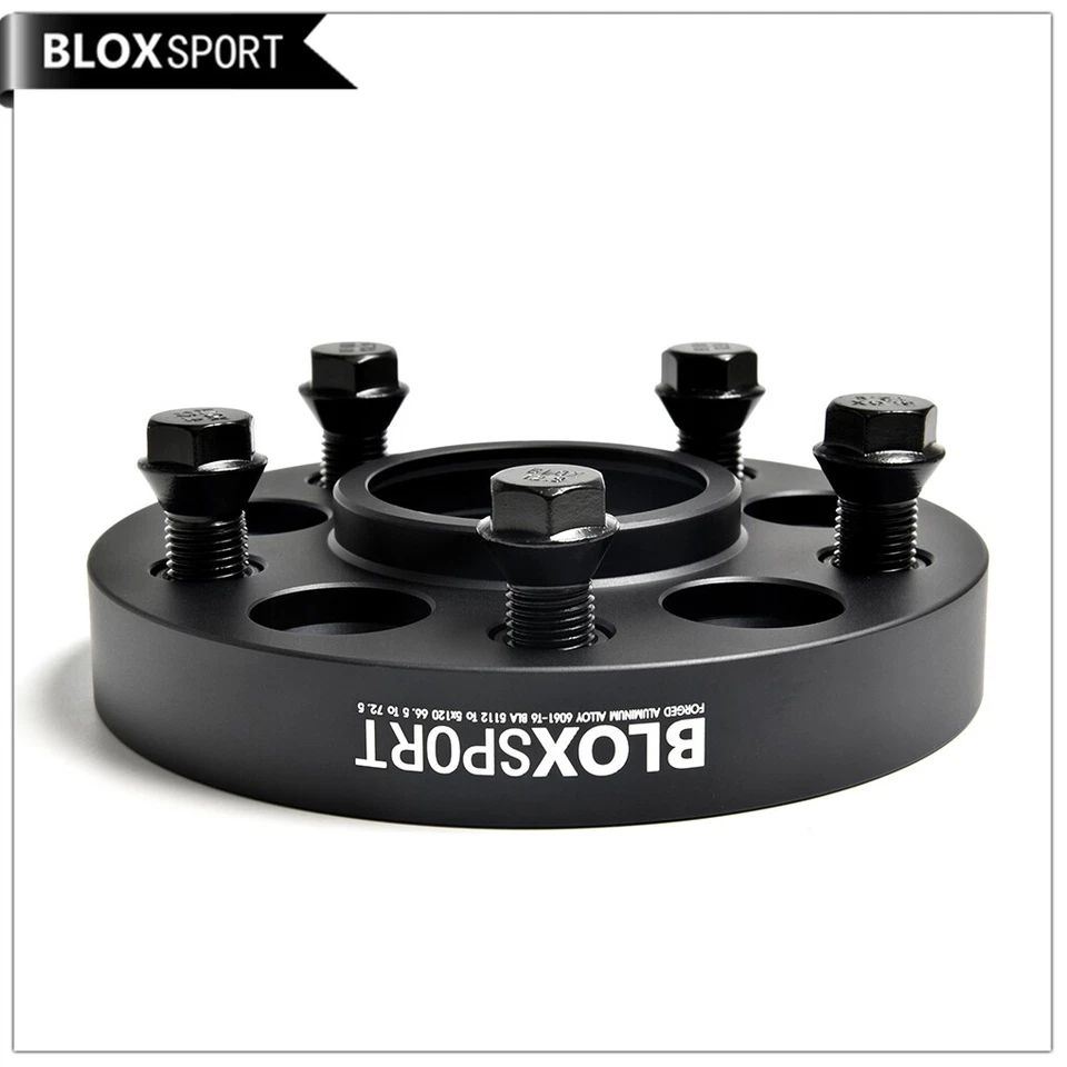 5x120 to 5x112 Wheel Spacers 4pc 22mm Adapter CB72.5 to 66.5 for BMW E36 E90 E60 - Image 2 of 4