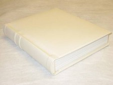 8x10 ivory Portrait Self Mount Photo Album - 30 Sides Engraving Available 